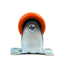 2.5 inches medium flat plate rigid mute grille casters